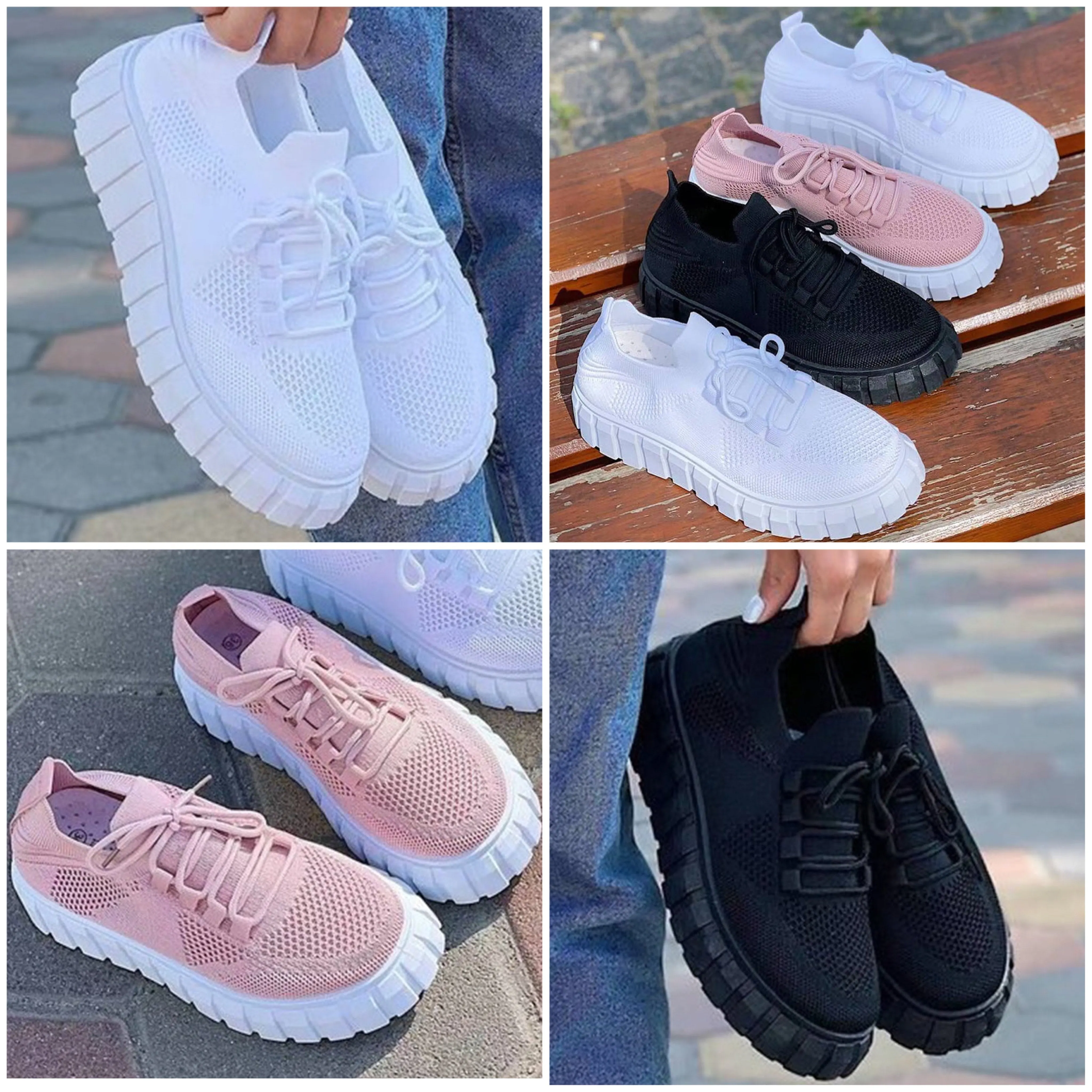 "Dara" Modische Stoffsneaker