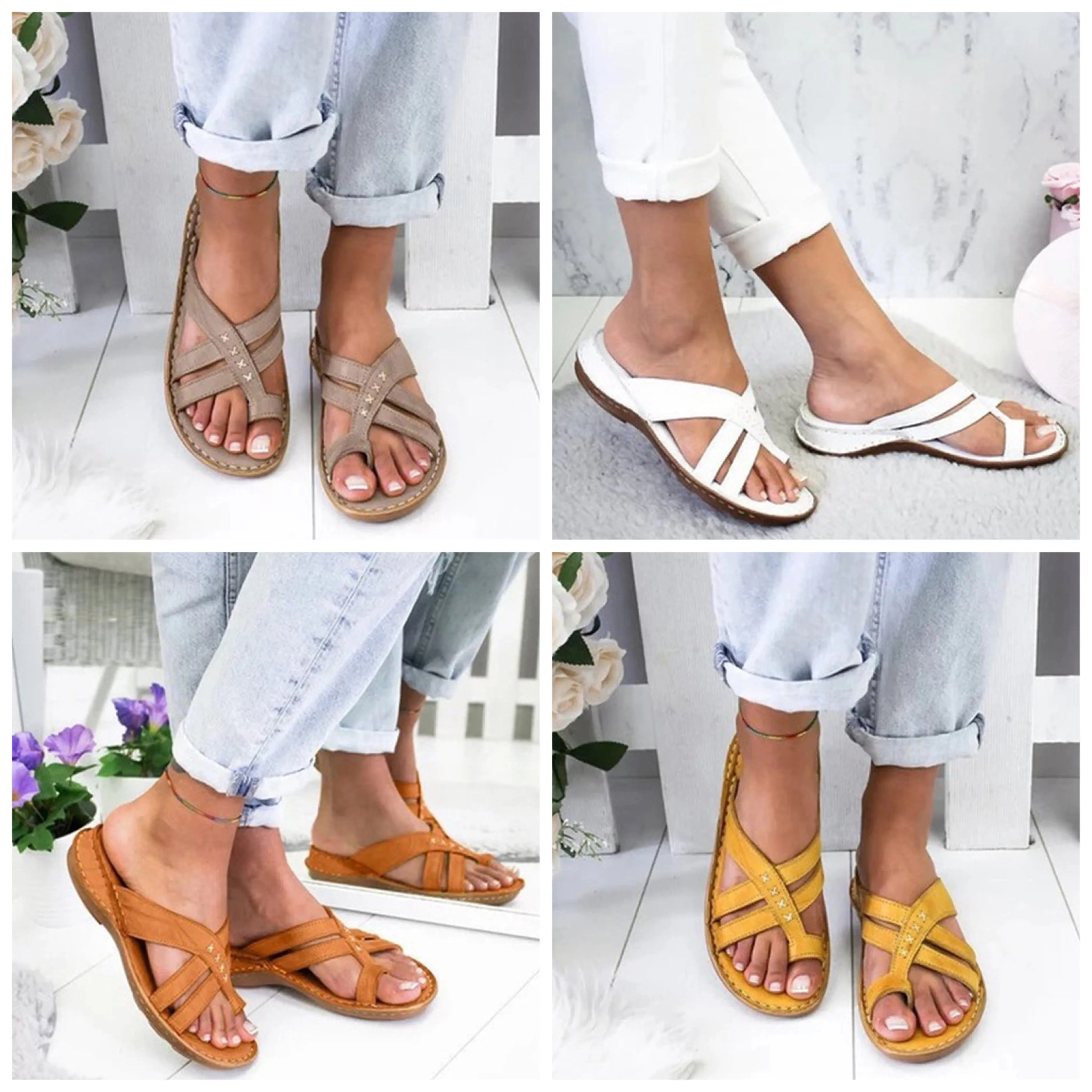"Elena" Elegante Orthopädische Sandalen