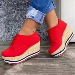 "Ernestine" Bequemer Plateau-Sneaker