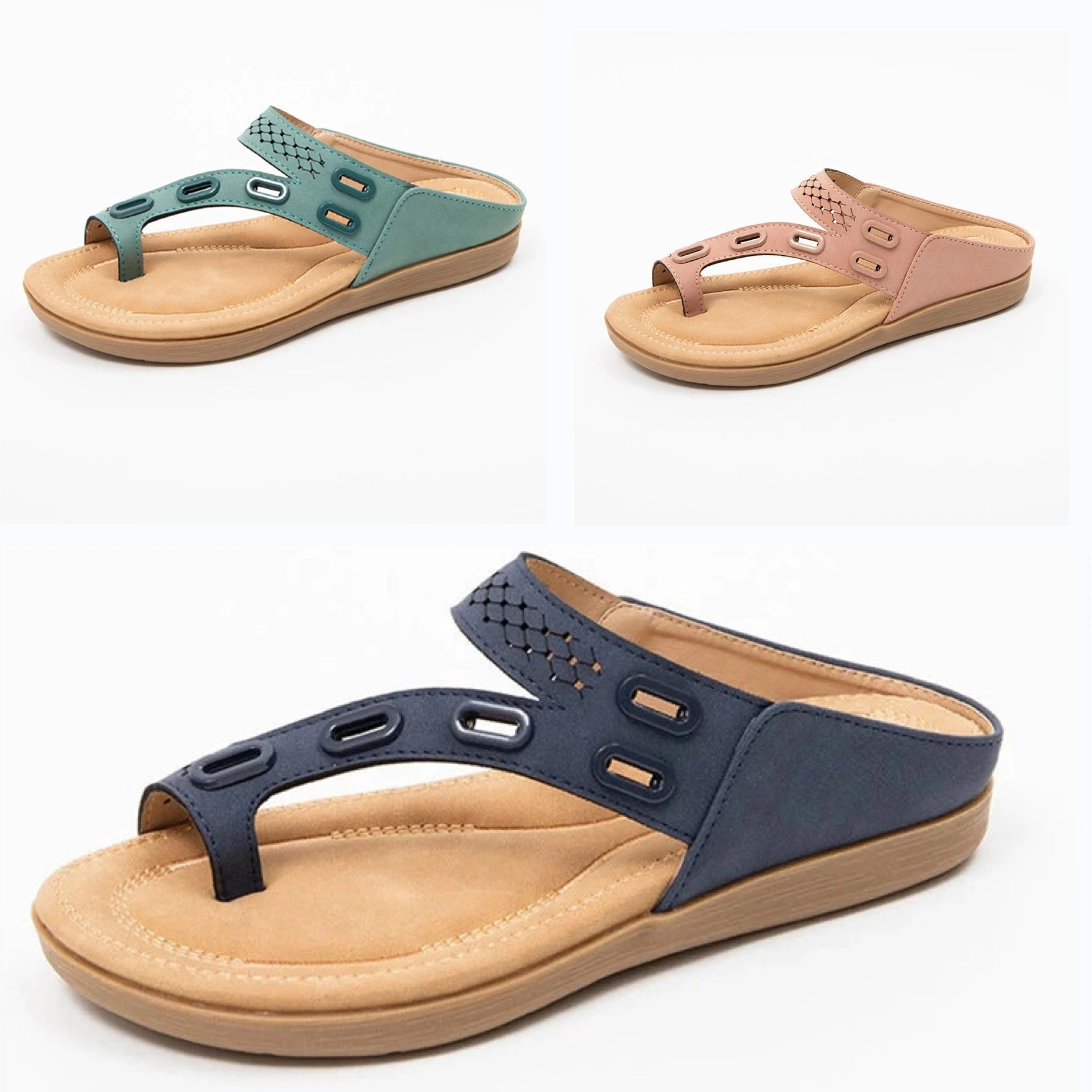 "Fiona"  Orthopädische Plateau-Sandalen