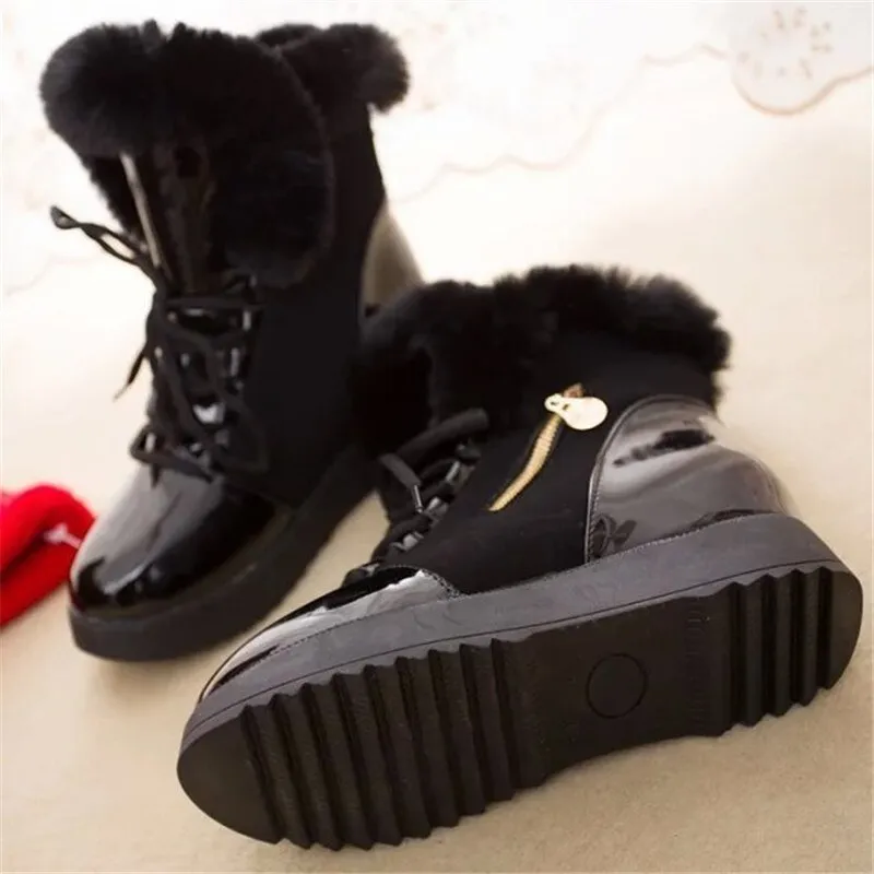 "Irina" Warme Plateau Sneaker