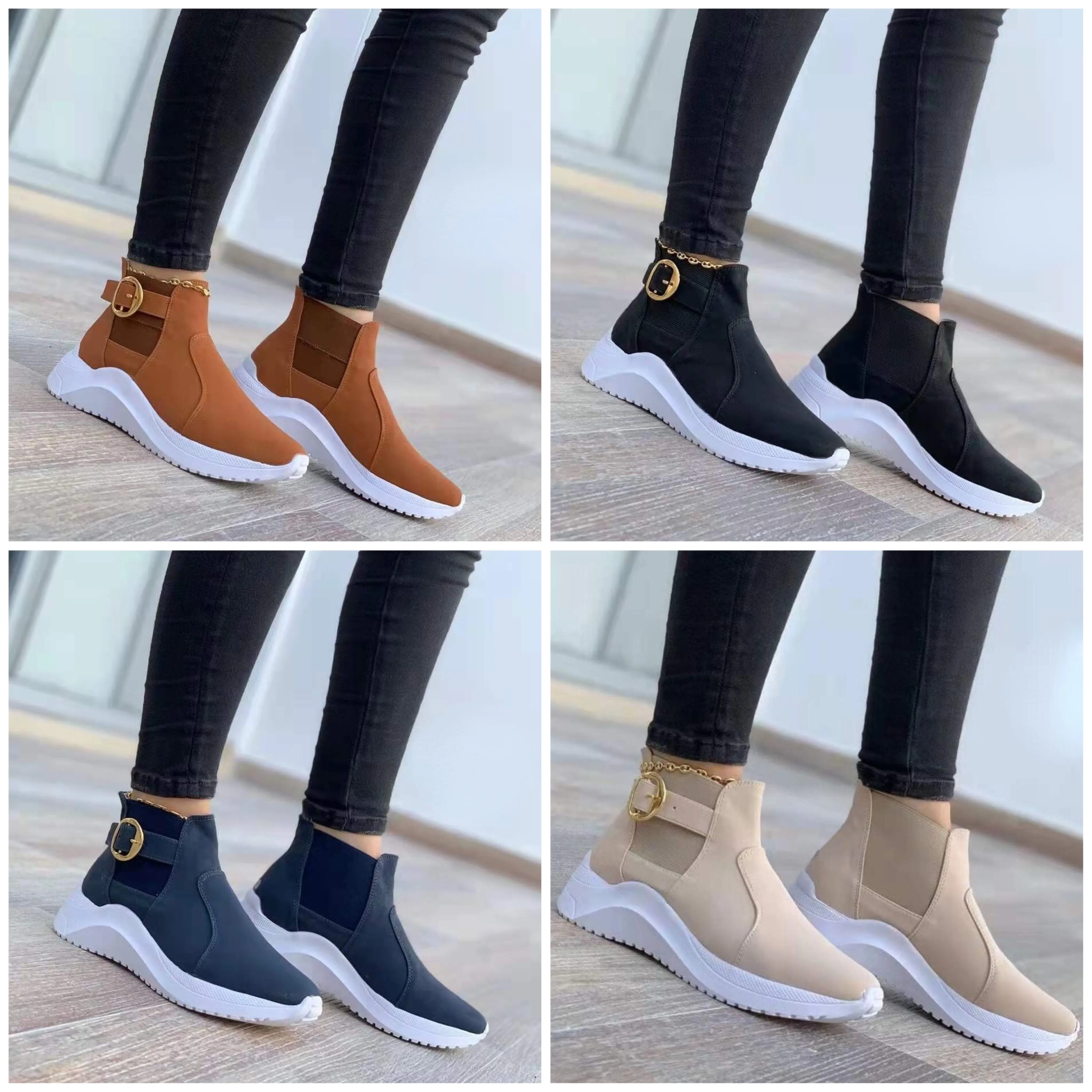 "Kiara" Sportliche High Sneaker