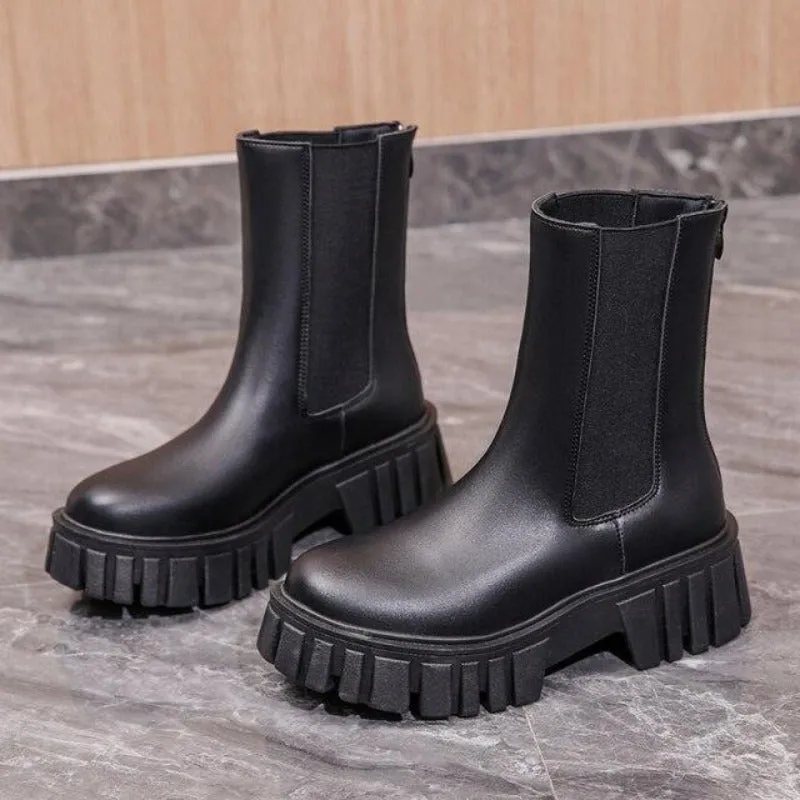 "Lily" Bequeme Plateau-Boots