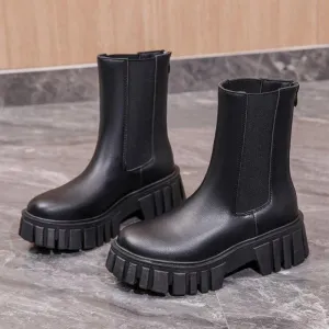 "Lily" Bequeme Plateau-Boots