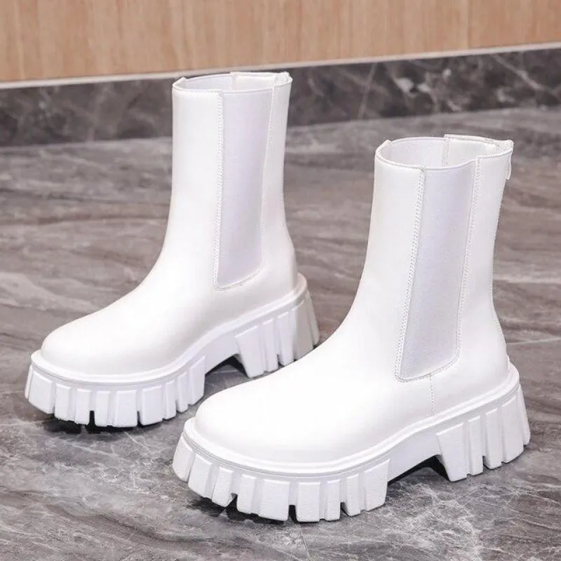 "Lily" Bequeme Plateau-Boots