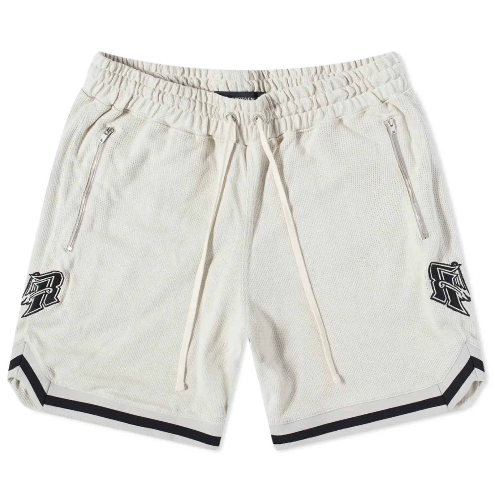 Represent Mesh Basketball Shorts Concrete
