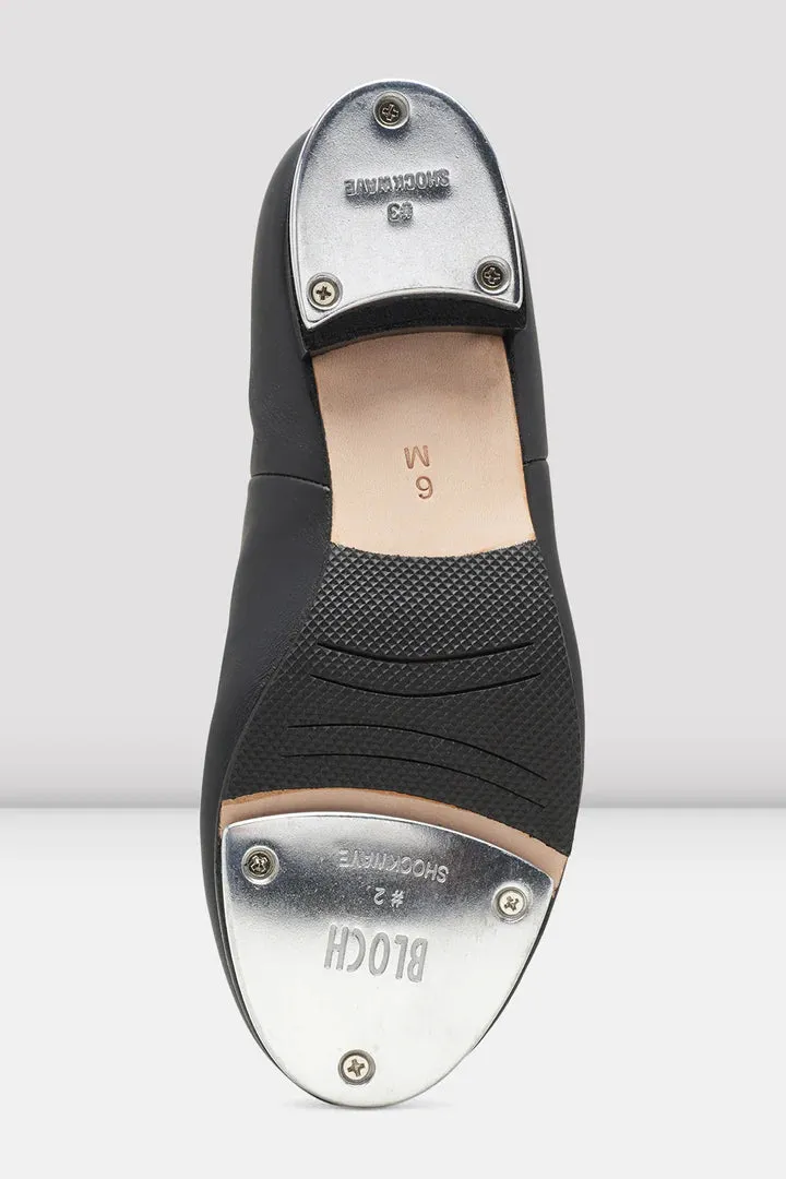 S0381L Black Ladies Audeo Jazz Tap Leather Tap Shoe - Select Size