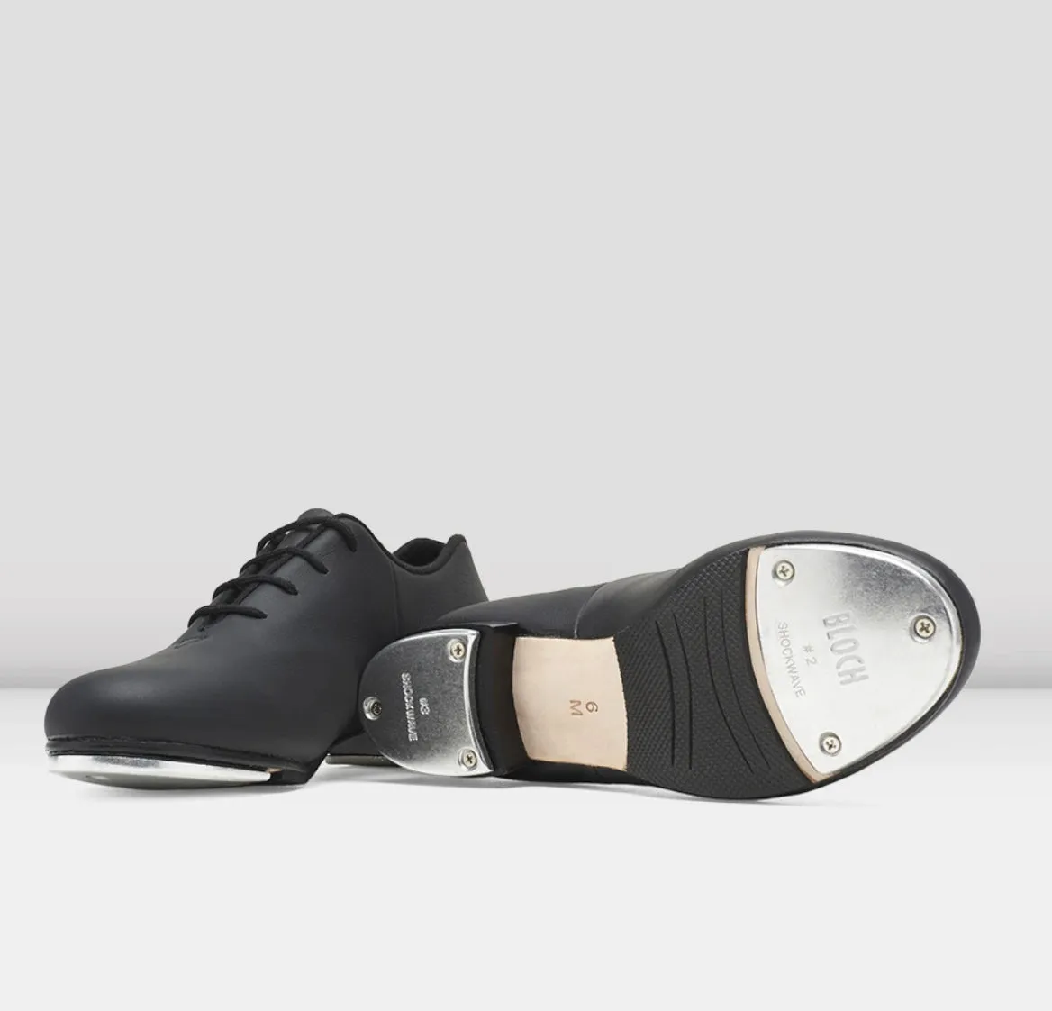 S0381L Black Ladies Audeo Jazz Tap Leather Tap Shoe - Select Size