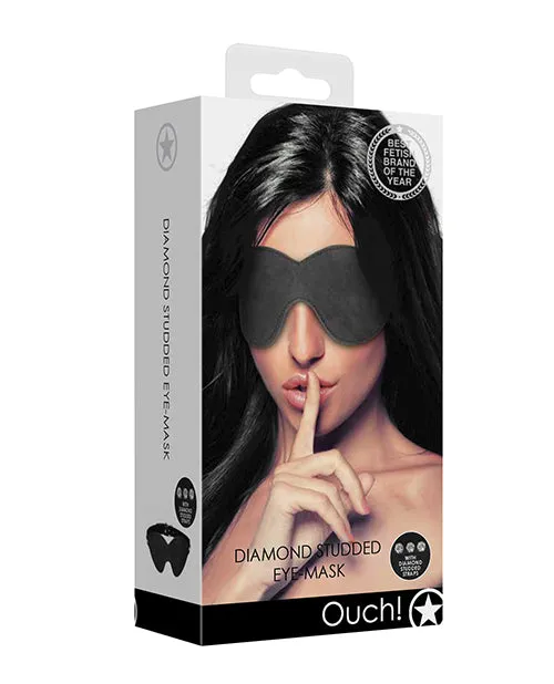 Shots Ouch Diamond Studded Eye Mask