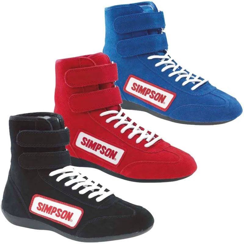Simpson Hightop Shoe - Red