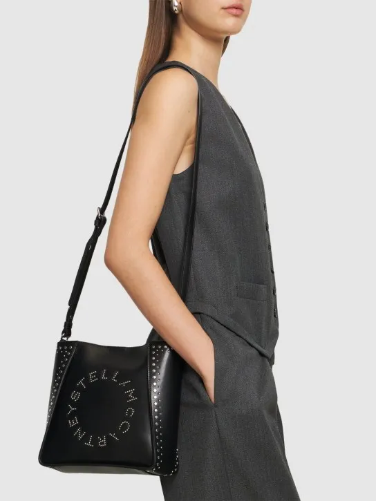 Stella McCartney   Alter Mat studded faux leather bag 