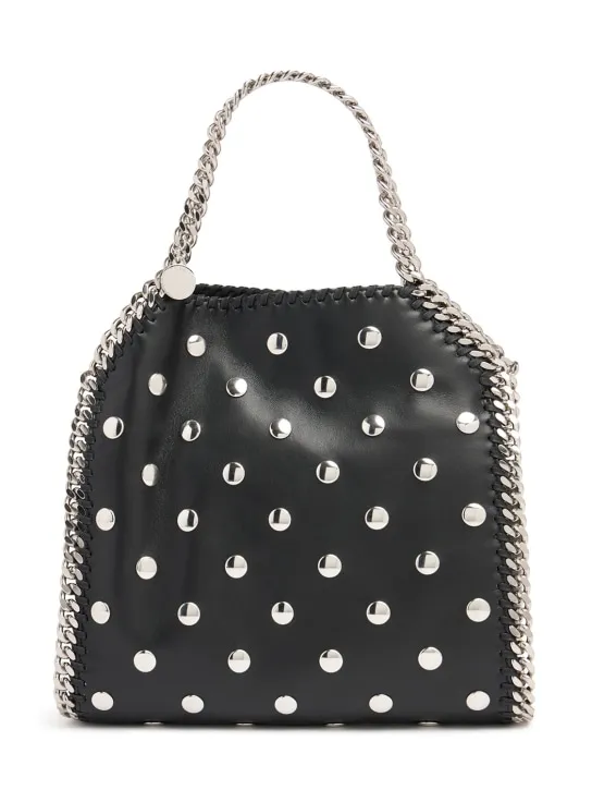 Stella McCartney   Mini Falabella studded top handle bag 