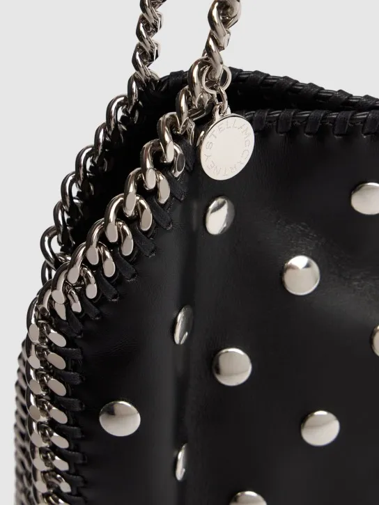 Stella McCartney   Mini Falabella studded top handle bag 