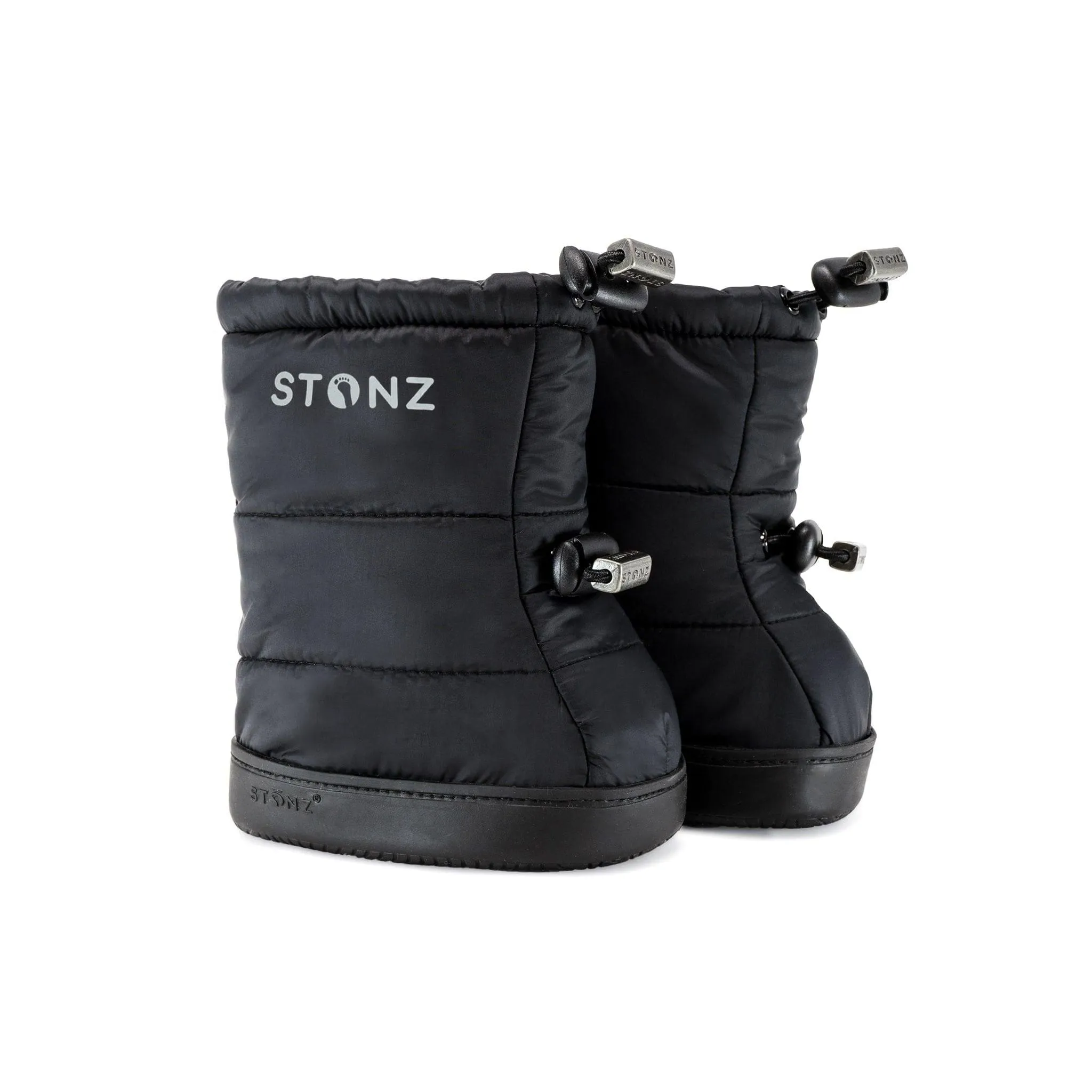 Stonz Toddler Puffer Booties - Black