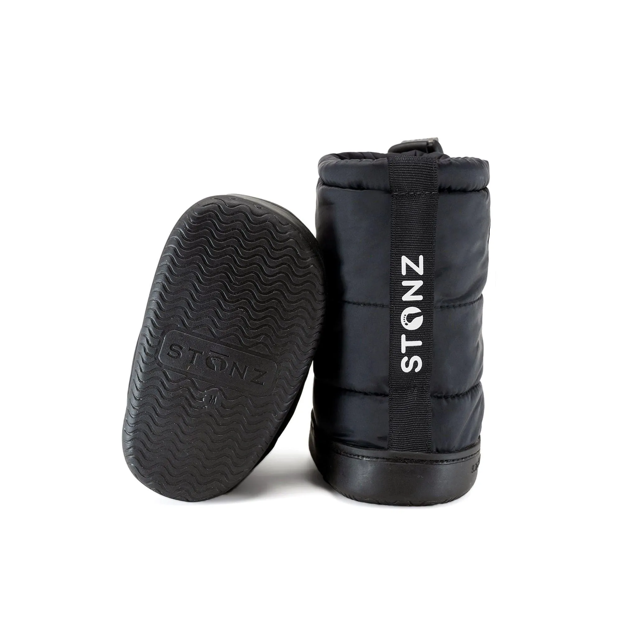 Stonz Toddler Puffer Booties - Black