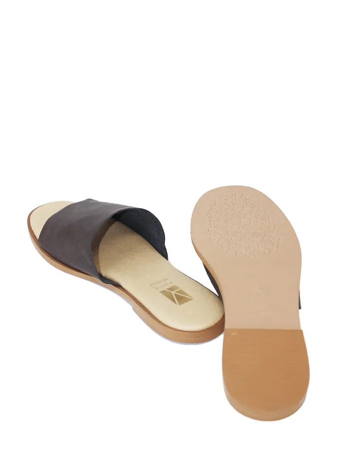 Stripe Flat Copper Sandal - Limited Edition