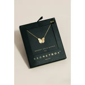 Studded Butterfly Pendant