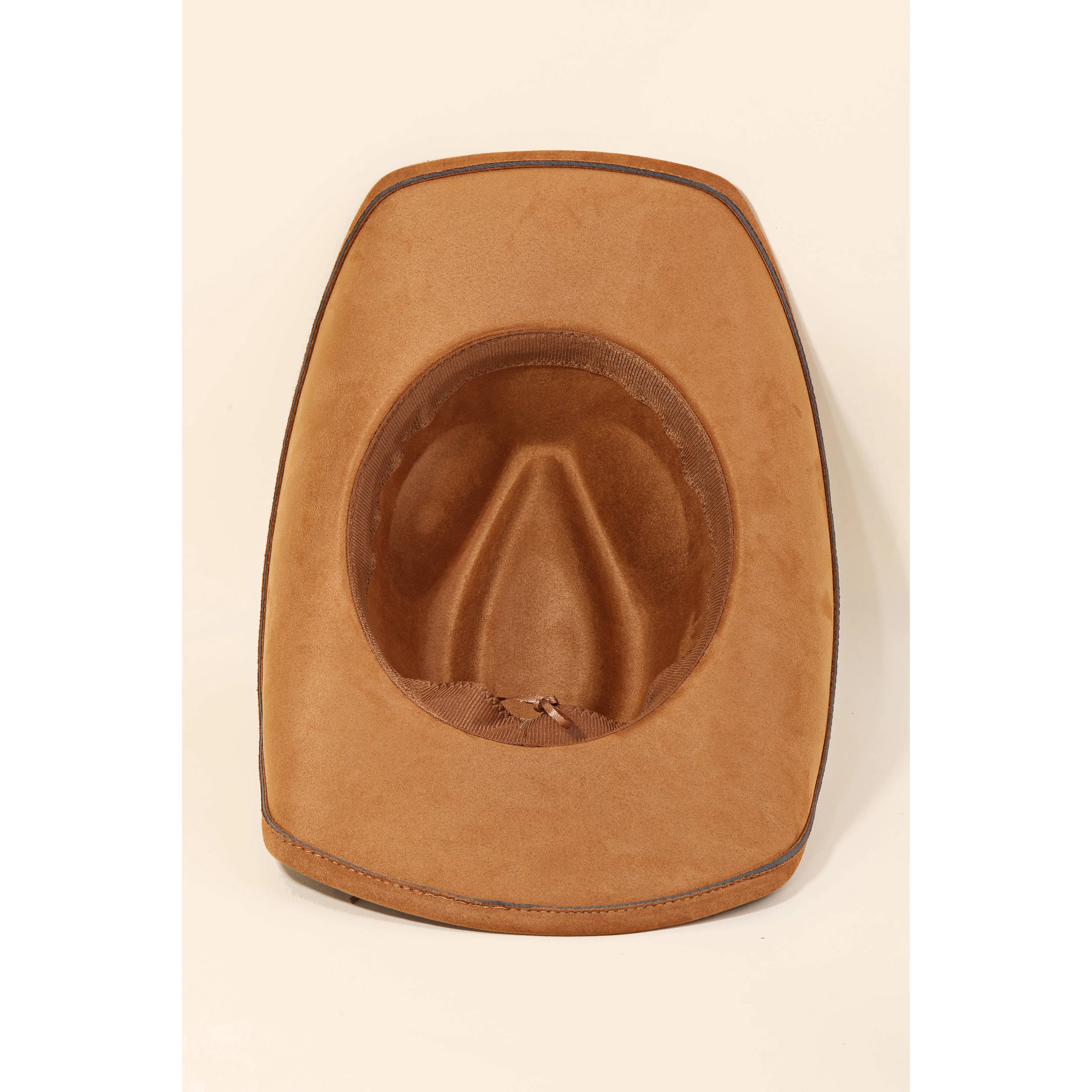 Studded Ribbon Cowboy Hat