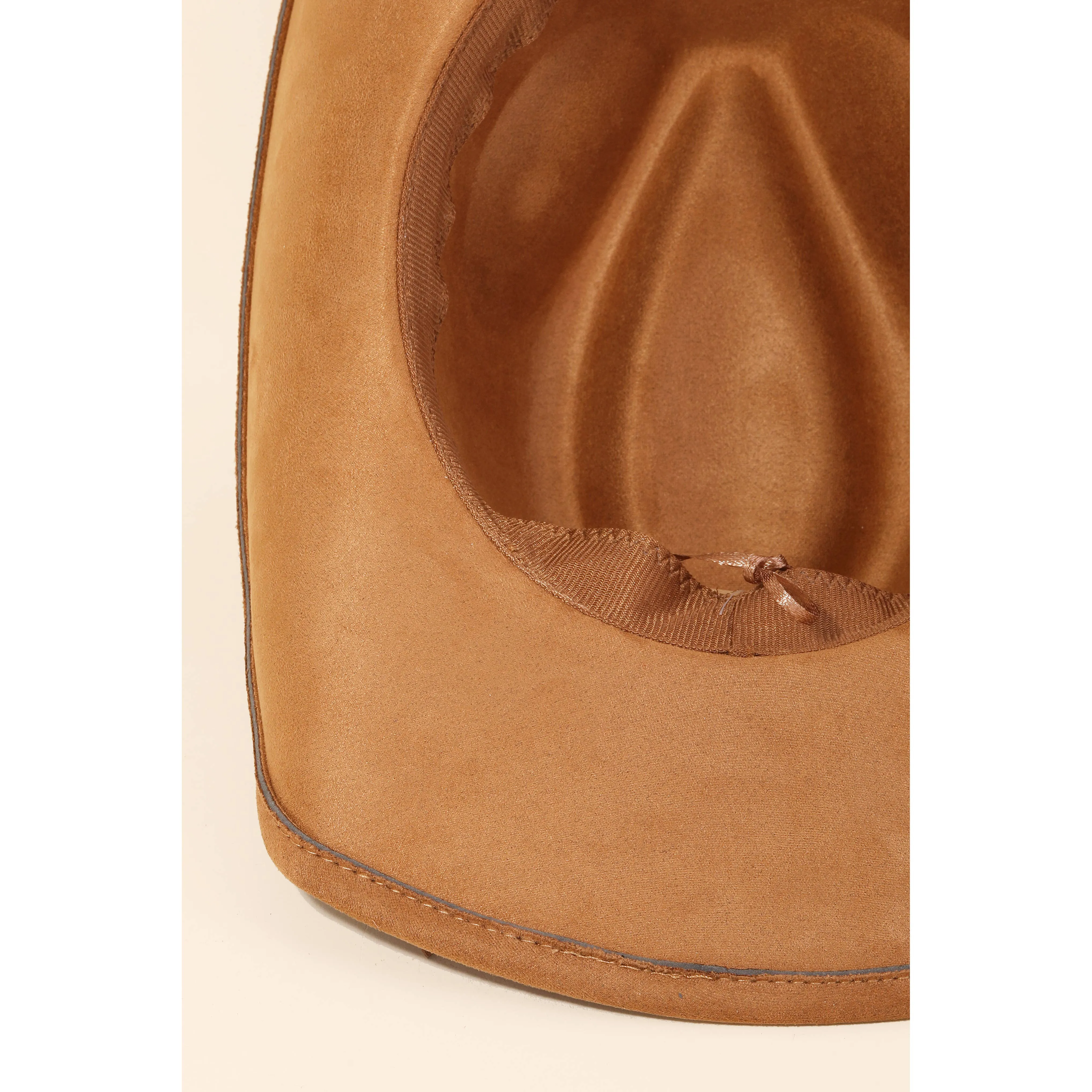 Studded Ribbon Cowboy Hat