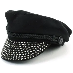 Studs Captain's Breton Cap - Black