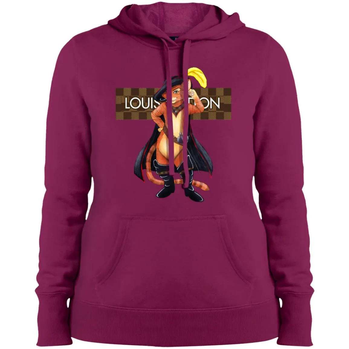 Supreme Puss In Boots T-shirt Women Hooded Sweatshirt