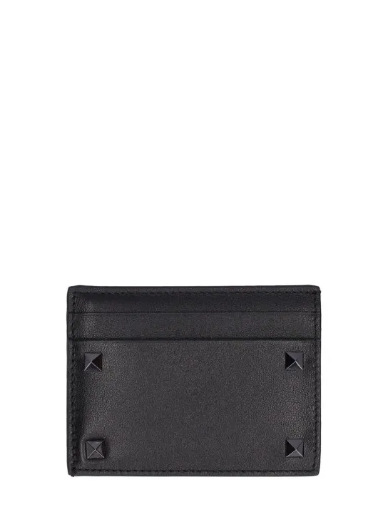 Valentino Garavani   Rockstud leather card holder 