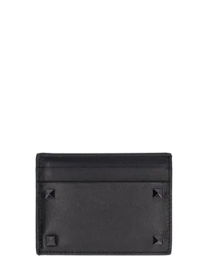 Valentino Garavani   Rockstud leather card holder 