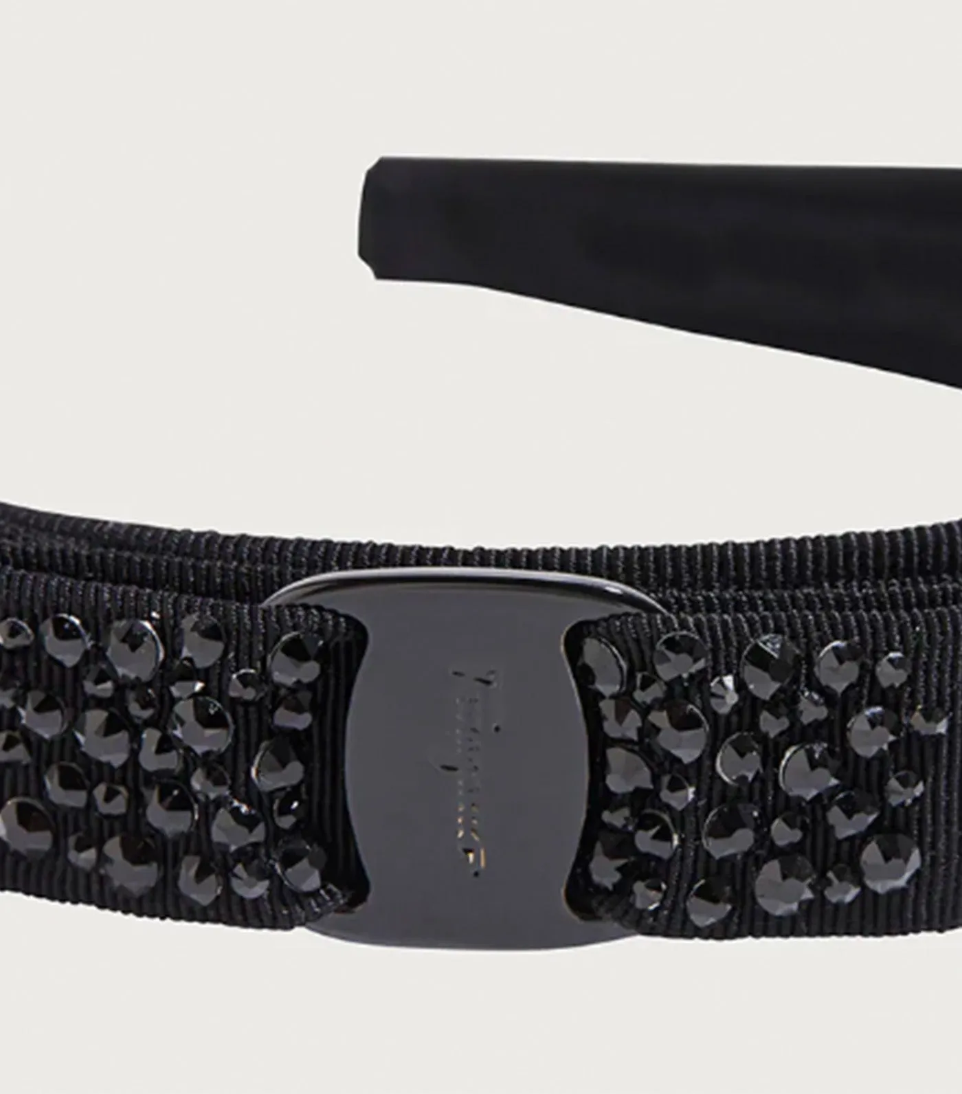 Vara Bow Swarovski Headband Black