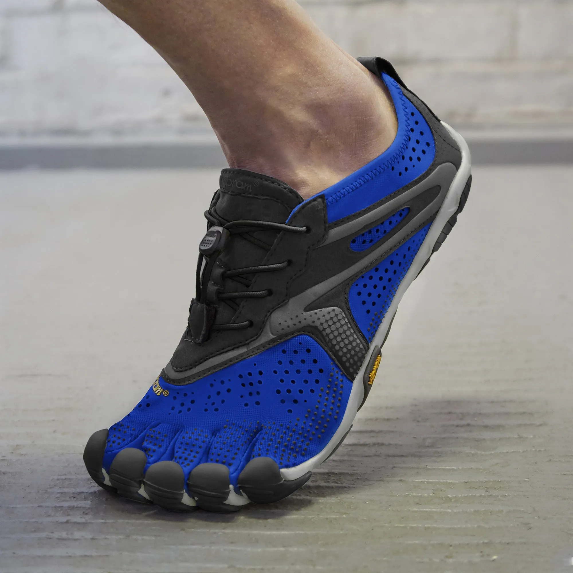 Vibram V-Run Mens Barefoot Running Footwear - Dark Blue