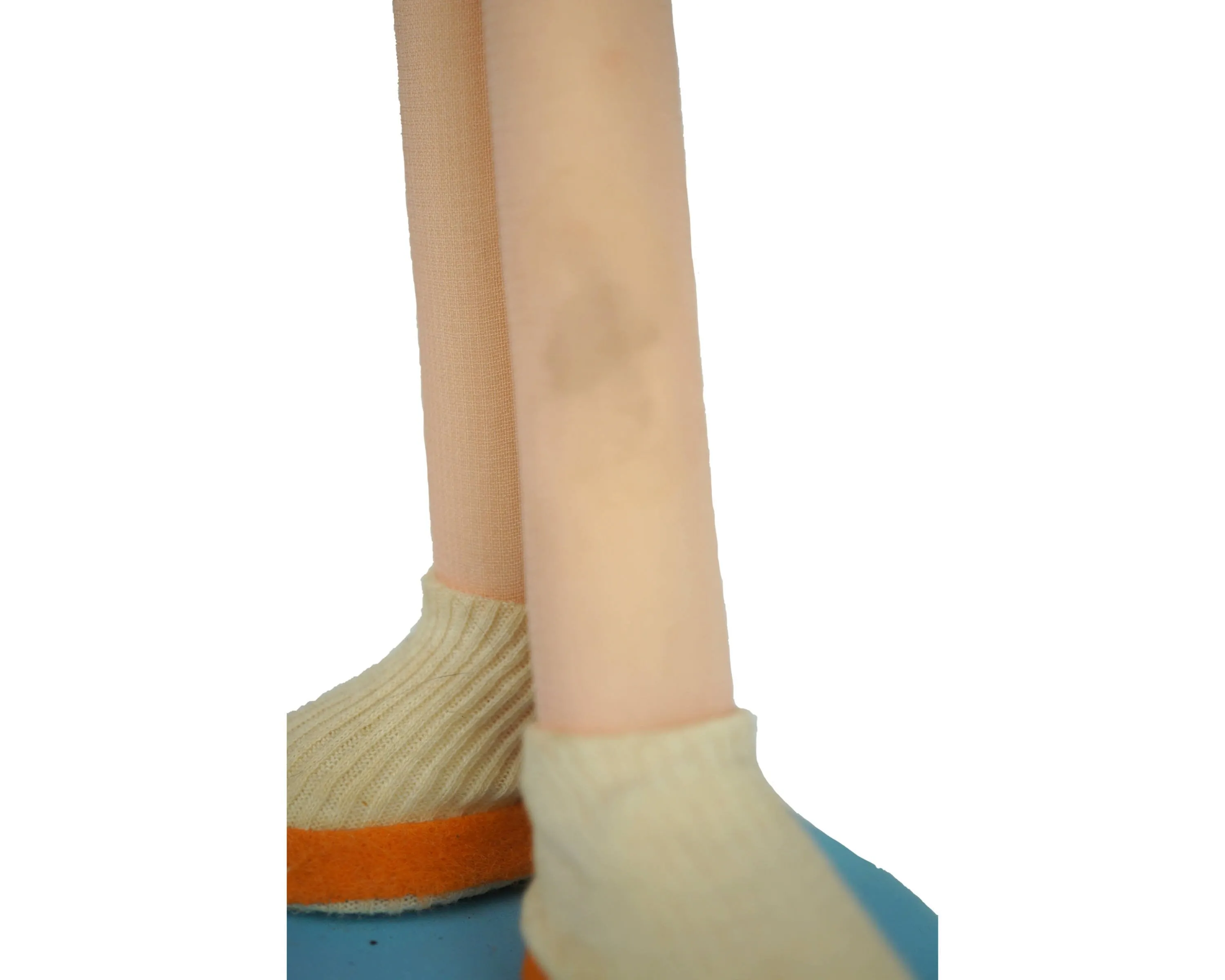 Vintage 60s Mod Doll Made in Japan Long Stockinette Legs