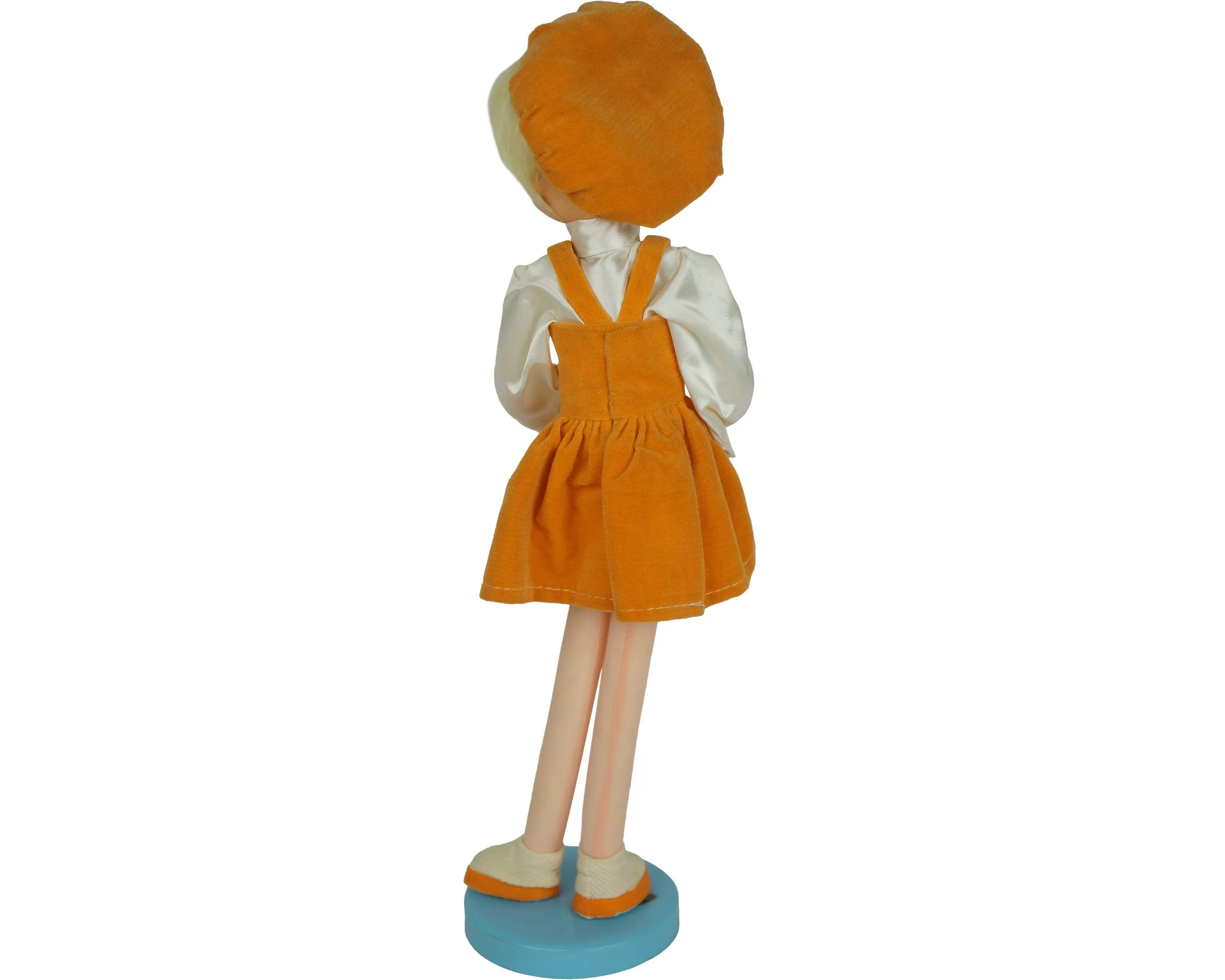 Vintage 60s Mod Doll Made in Japan Long Stockinette Legs