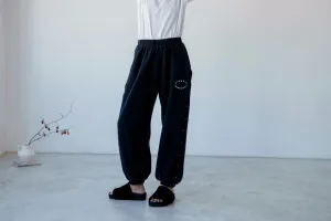 WASHED BLACK STUDDED STARS TRACK PANTS 🌟BEST BUY🌟