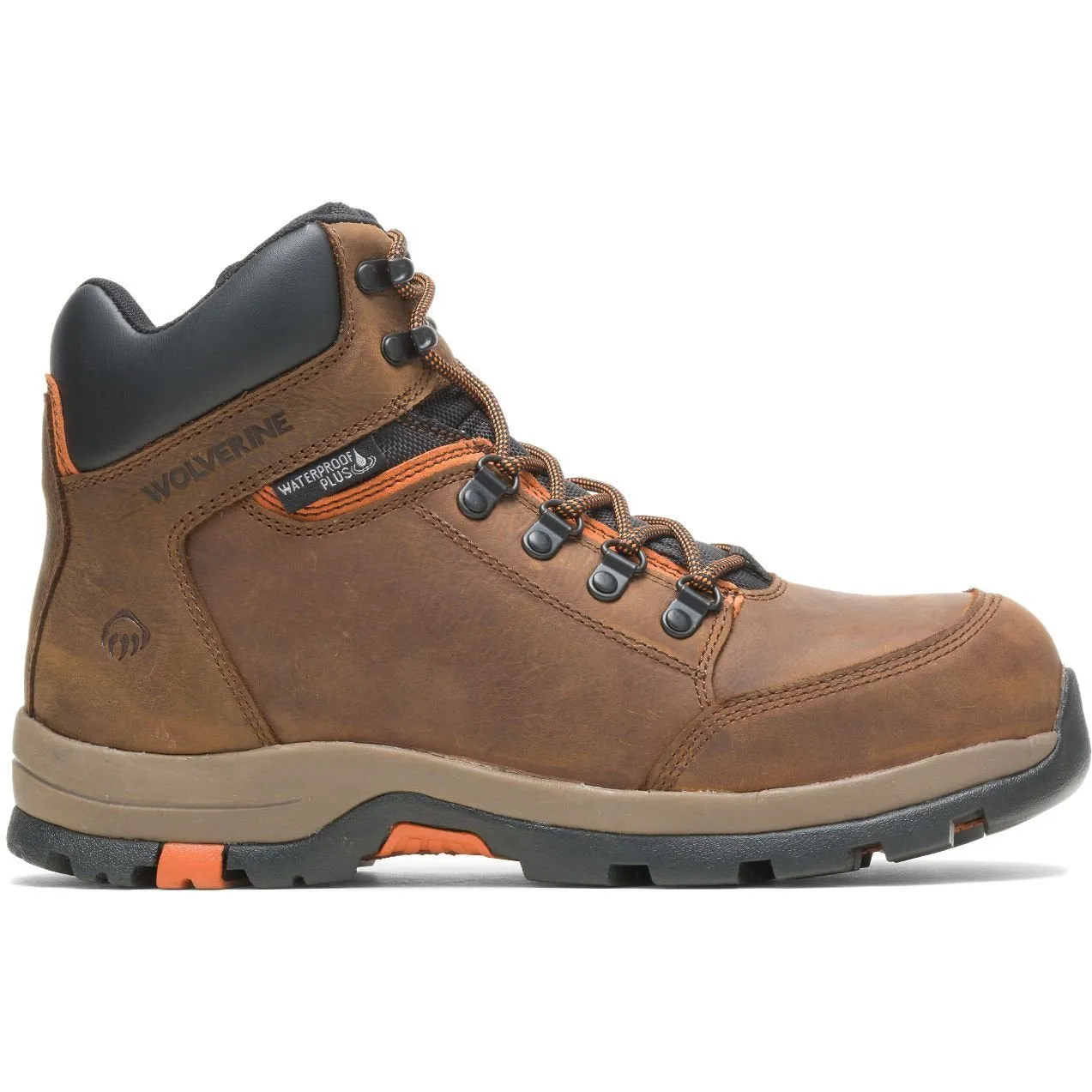 Wolverine Men's Grayson Mid Steel Toe WP Work Boot - Brown - W211043