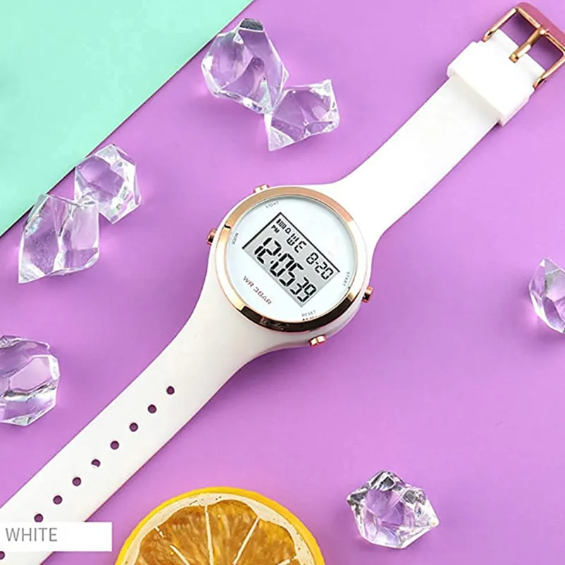 Women's Waterproof Sport Watch with Alarm Clock and LED Backlight