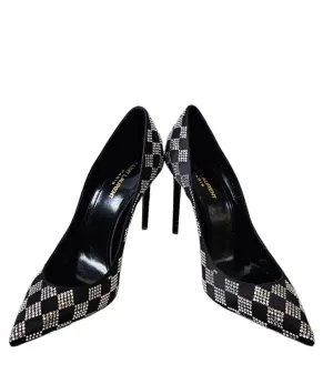 Yves Saint Laurent Checkered Studded Pump